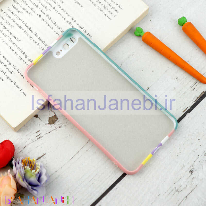 اصفهان جانبی-قاب محافظ لنزدار سیلیکونی رنگین کمانی Highcopy آیفون iPhone 7 Plus / 8 Plus