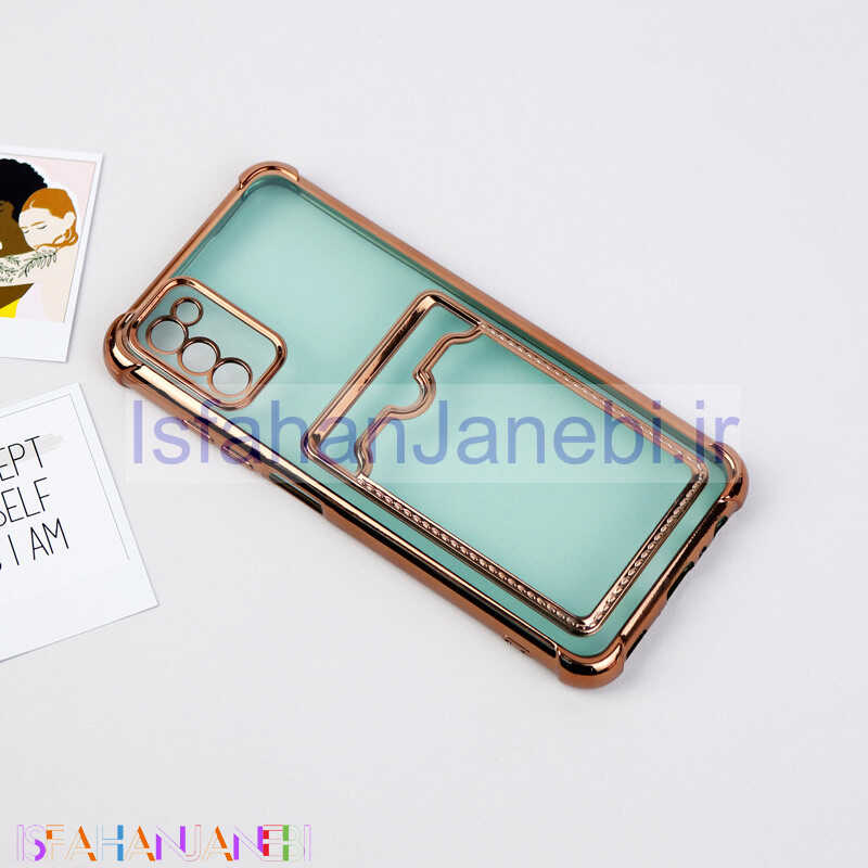 اصفهان جانبی-قاب محافظ لنزدار شفاف جاکارتی دار Samsung Galaxy A03s / A02s