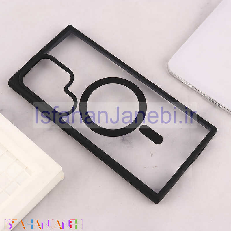 اصفهان جانبی-قاب PC مگ سیف سامسونگ Galaxy S24 Ultra دور رنگی