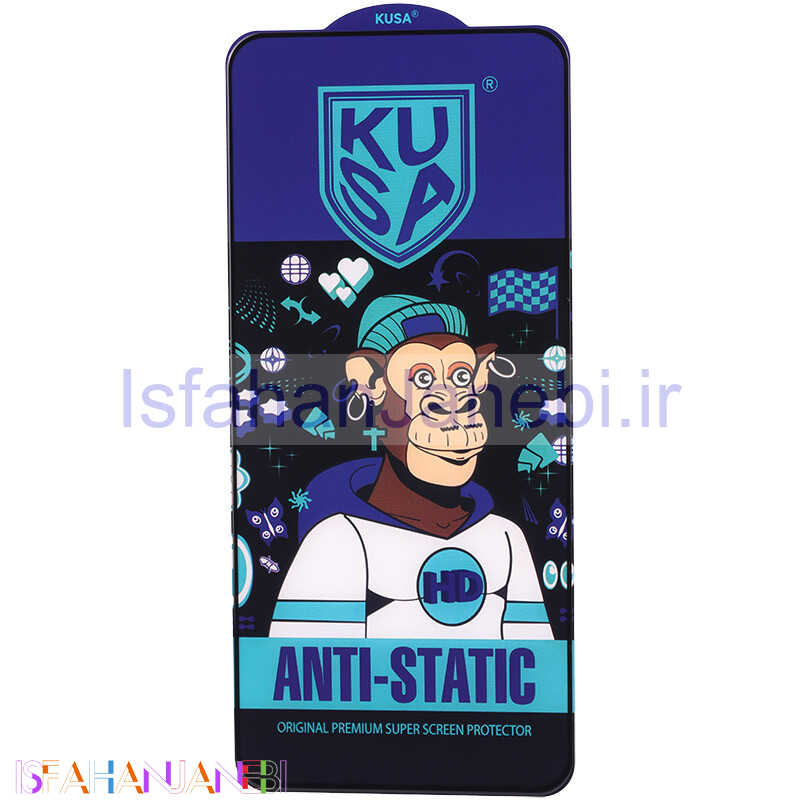 اصفهان جانبی-گلس آنتی استاتیک Kusa شیائومی Redmi Note 13 4G