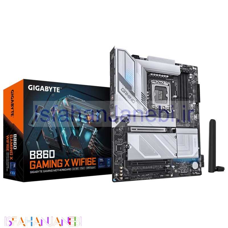 اصفهان جانبی-مادربرد گیگابایت B860 GAMING X WIFI6E DDR5