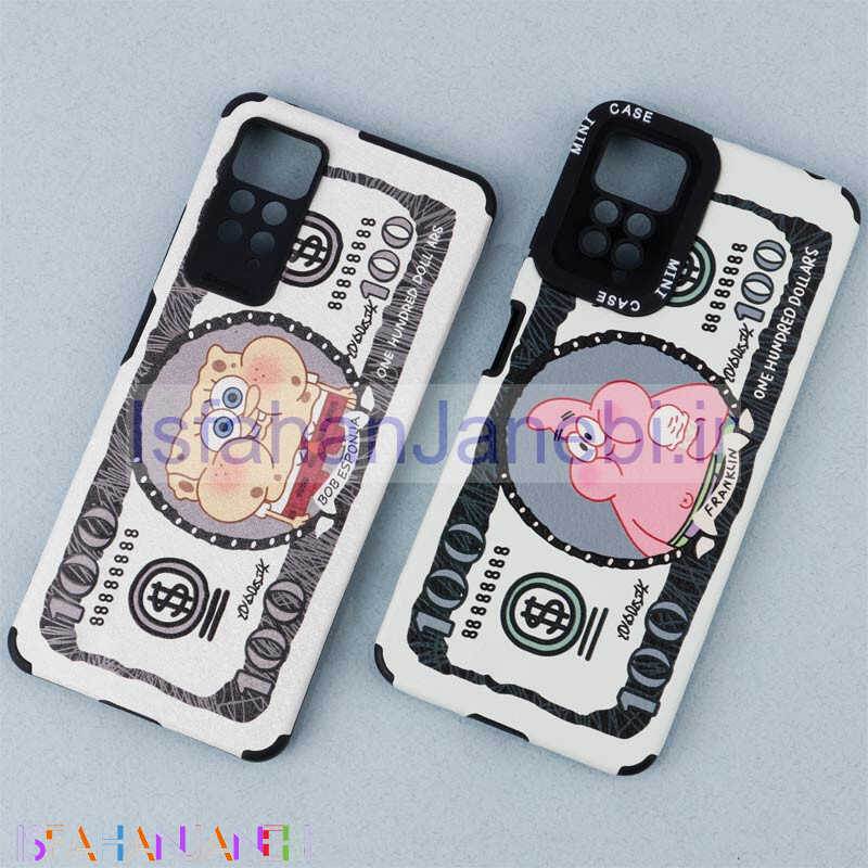 اصفهان جانبی-قاب ژله ای طرح باب اسفنجی محافظ لنزدار Xiaomi Redmi Note 11 Pro / Note 11 Pro Plus 5G (India)