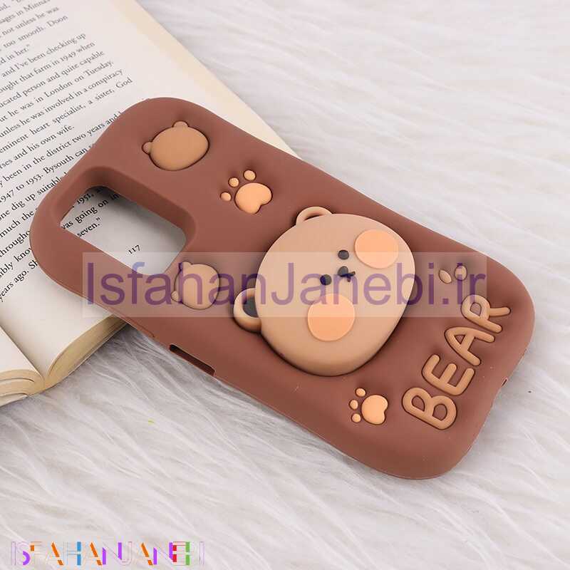 اصفهان جانبی-قاب سیلیکونی شیائومی Redmi Note 10 Pro 4G پاپ سوکت دار طرح Bear