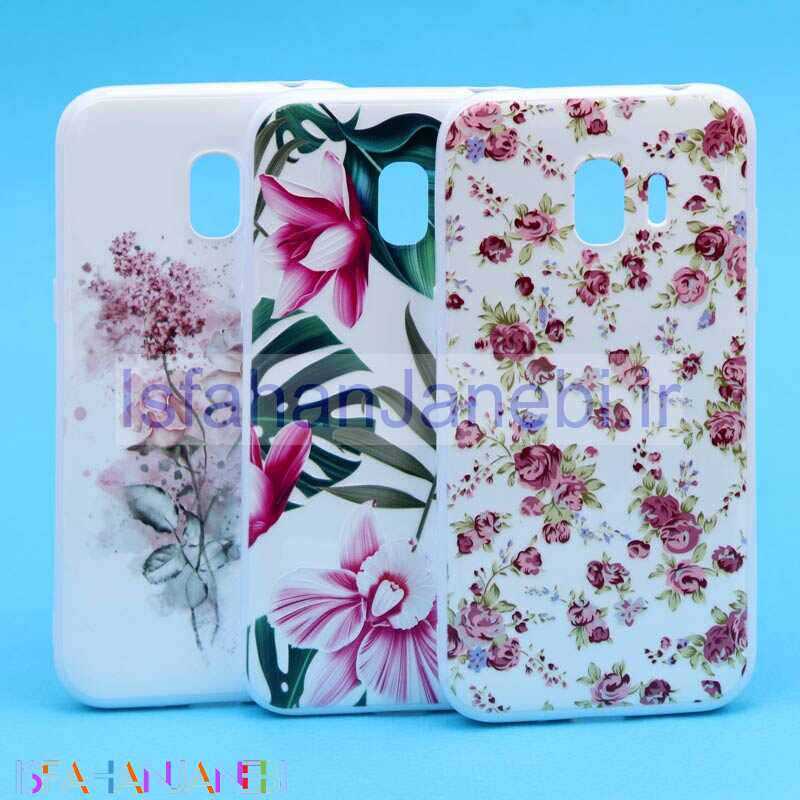 اصفهان جانبی-قاب فانتزی سفید طرح گل سامسونگ J2 Pro 2018