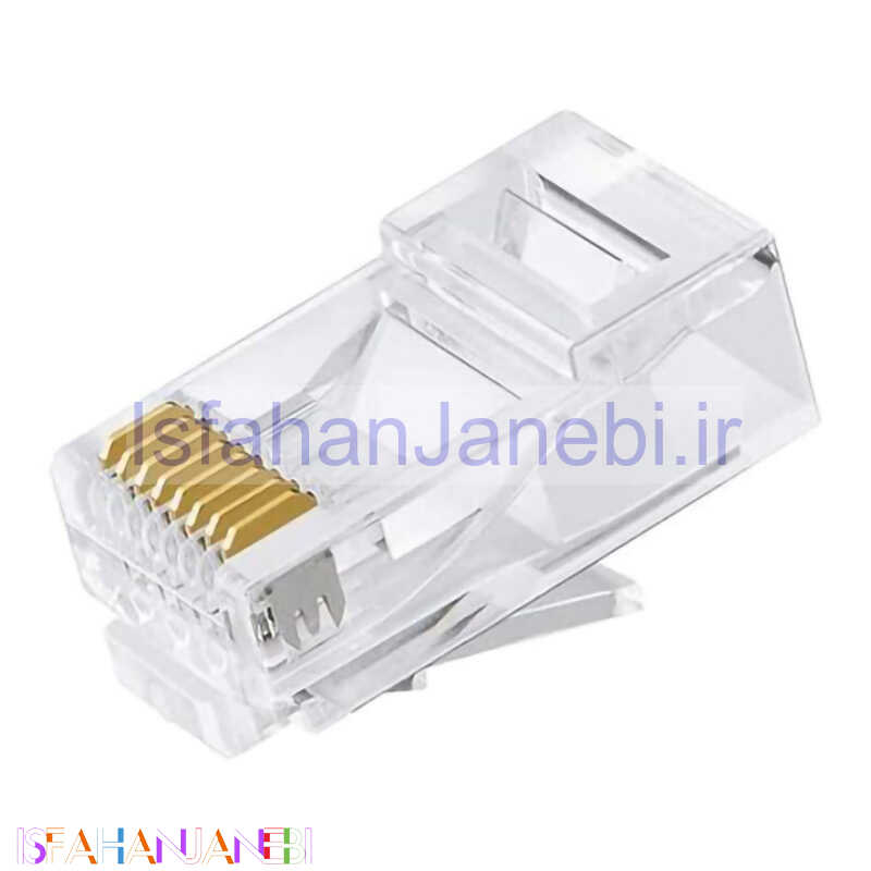 اصفهان جانبی-سوکت شبکه K-net RJ45 Cat6 بسته 100 عددی