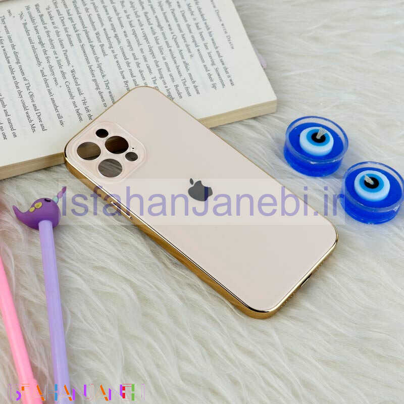 اصفهان جانبی-قاب براق My Case Dikex Original محافظ لنزدار iPhone 12 Pro Max کرم