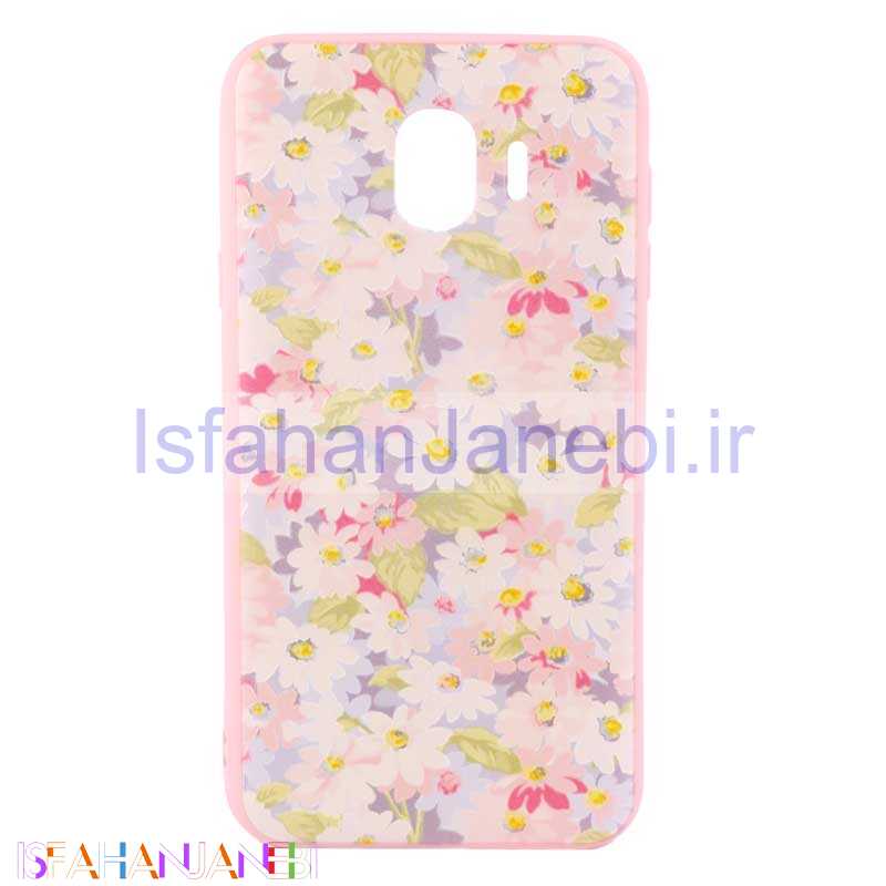 اصفهان جانبی-قاب ژله ای صورتی طرح دار کد5 Samsung Galaxy J4