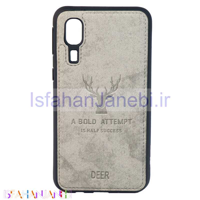 اصفهان جانبی-قاب طرح گوزن Samsung A2 Core خاکستری