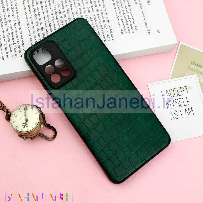 اصفهان جانبی-قاب چرمی کروکودیل Xiaomi Redmi Note 11 Pro Plus