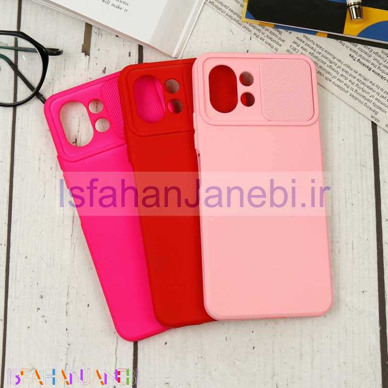 اصفهان جانبی-قاب سیلیکونی محافظ لنزدار کشویی شیائومی Mi 11 Lite