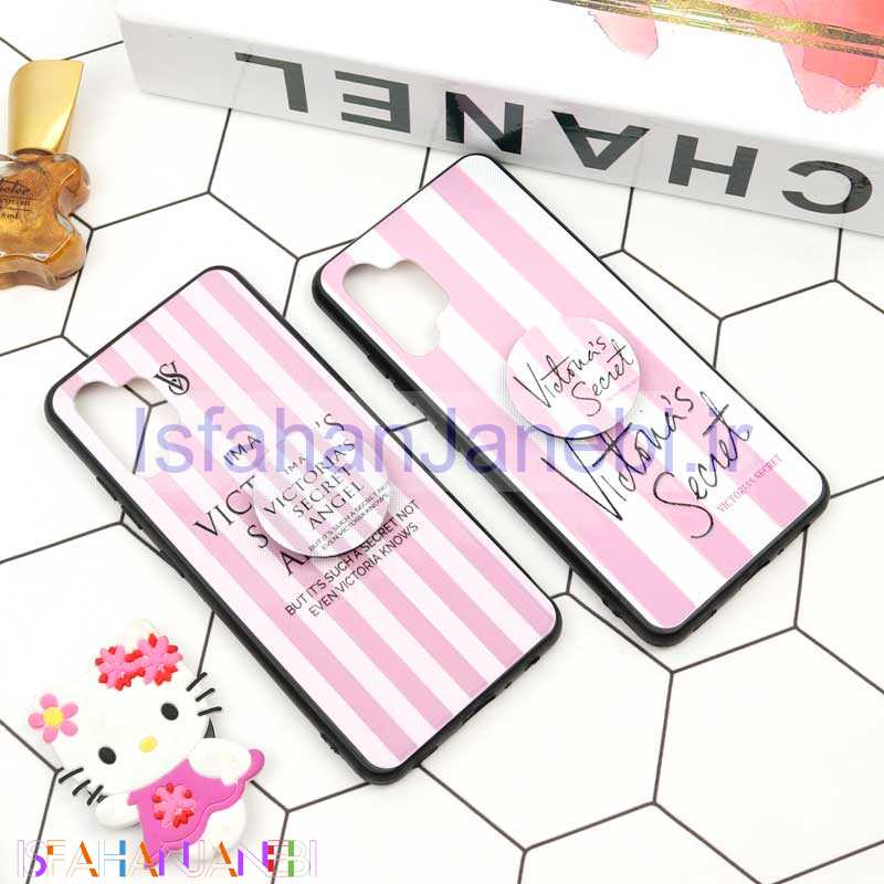 اصفهان جانبی-قاب فانتزی برجسته + پاپ سوکت طرح ویکتوریا سکرت سامسونگ A32 4G سری D
