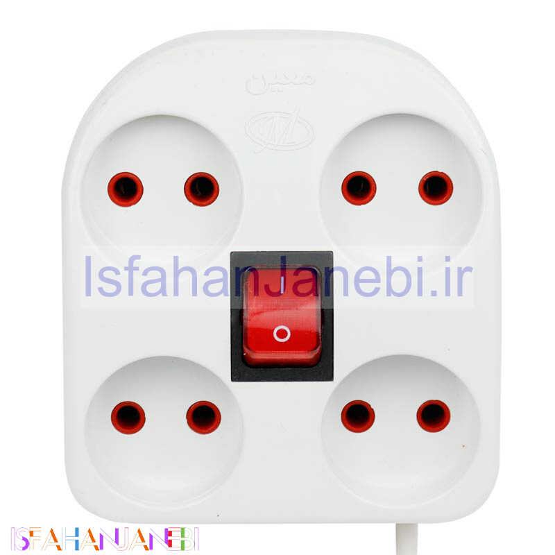 اصفهان جانبی-چند راهی 4 خانه برق معین الکتریک با کابل 3 متری