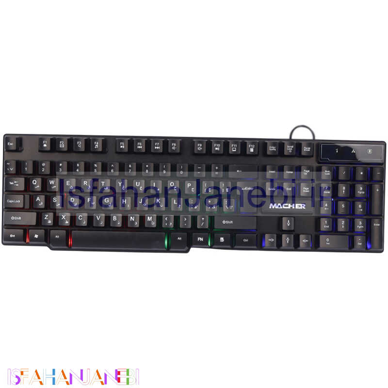 اصفهان جانبی-کیبورد گیمینگ مچر MR-304 RGB