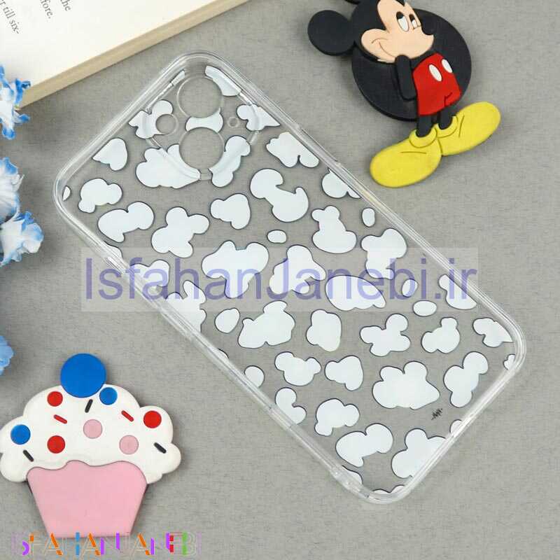 اصفهان جانبی-قاب ژله ای شفاف طرحدار پلنگی iPhone 13