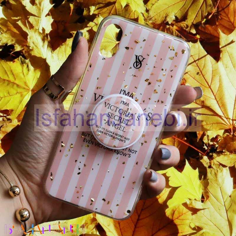 اصفهان جانبی-قاب رنگین کمانی پاپ سوکت دار خرچنگی کد1 آیفون iPhone X/XS