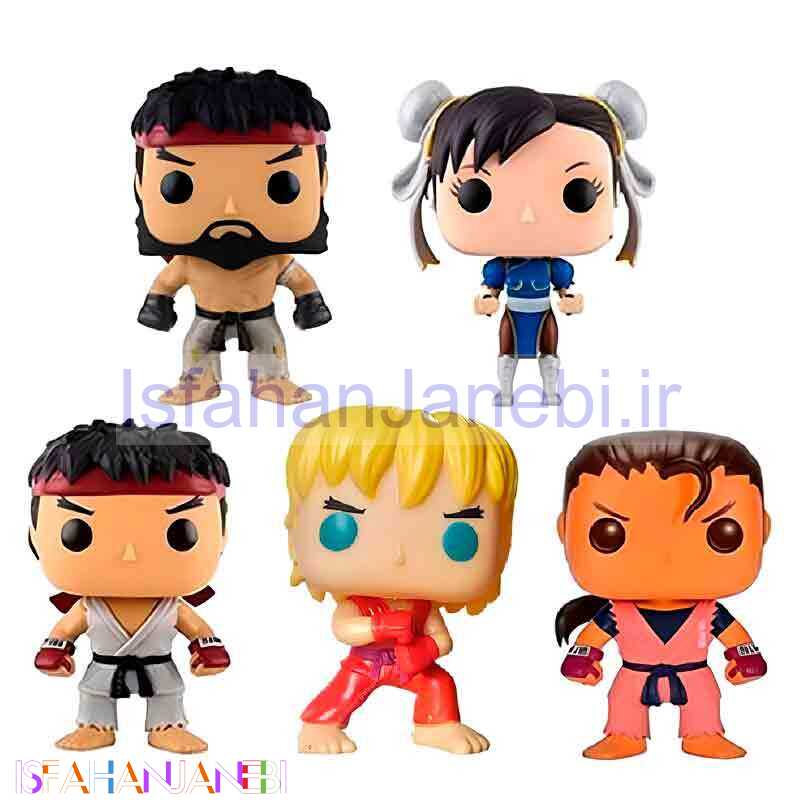 اصفهان جانبی-فانکو پاپ طرح Street Fighter کد 9945 بسته 5 عددی