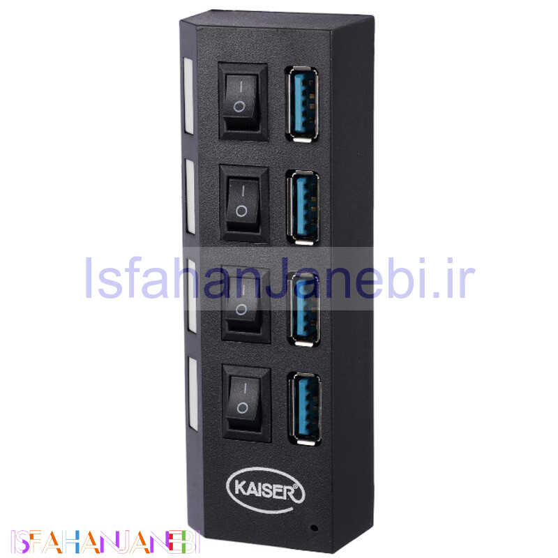 اصفهان جانبی-هاب 4 پورت USB 3.0 کایزر KH-18