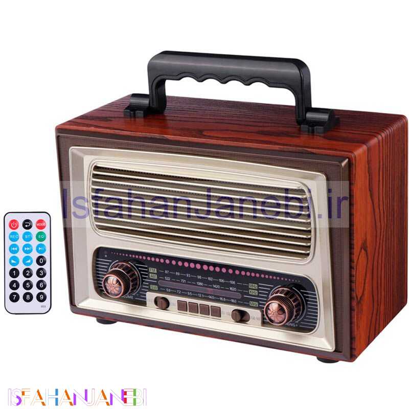 اصفهان جانبی-رادیو اسپیکر بلوتوثی رم و فلش خور Meier M-1808BT + ریموت کنترل