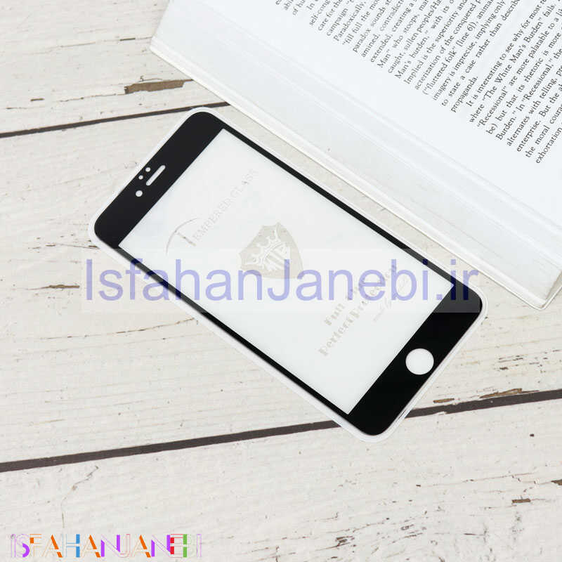 اصفهان جانبی-گلس تمام چسب MIETUBL آیفون iPhone 6 Plus / 6s Plus مشکی
