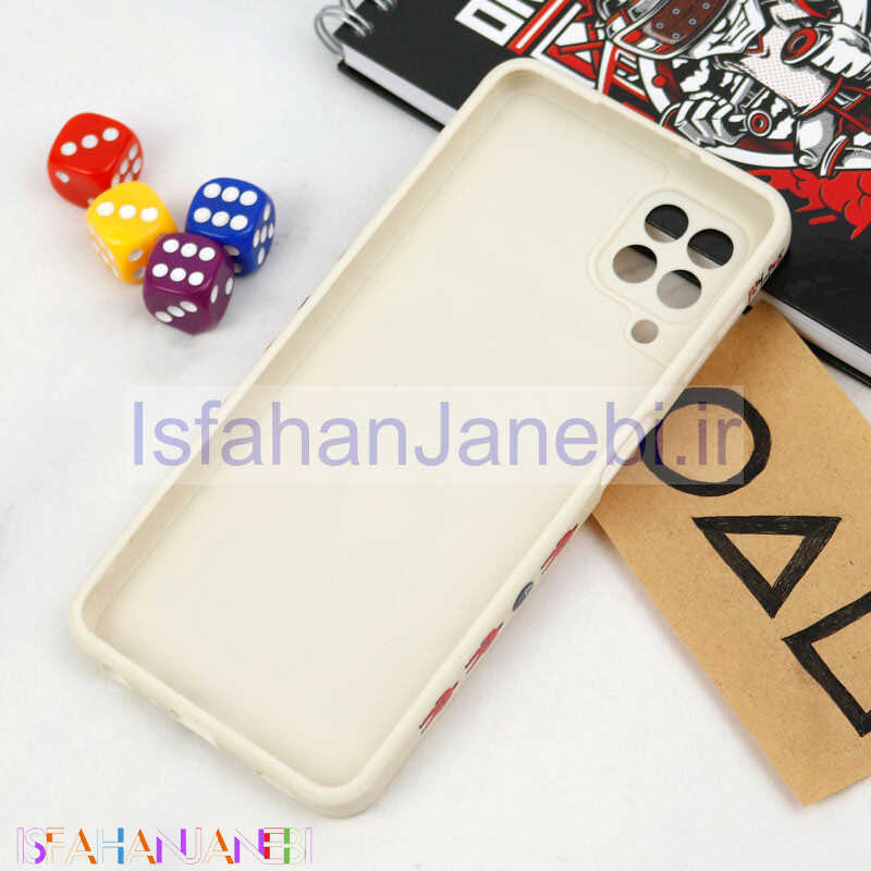 اصفهان جانبی-قاب سیلیکونی محافظ لنزدار طرح اسکویید گیم Samsung Galaxy A22 4G کد 7