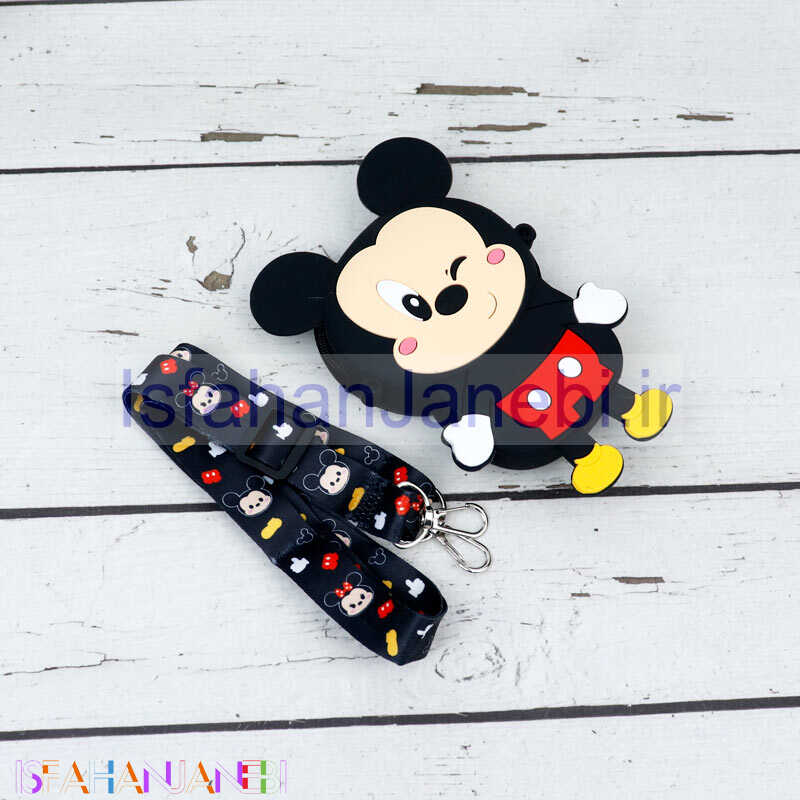 اصفهان جانبی-کیف هندزفری سیلیکونی طرح میکی موس