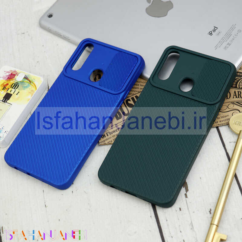 اصفهان جانبی-قاب سیلیکونی کبریتی محافظ لنزدار کشویی Samsung Galaxy A20s