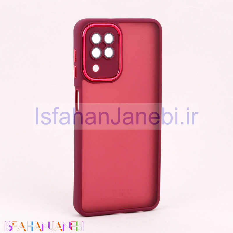 اصفهان جانبی-قاب PC متال ایرون مات محافظ لنزدار Samsung Galaxy A22 4G