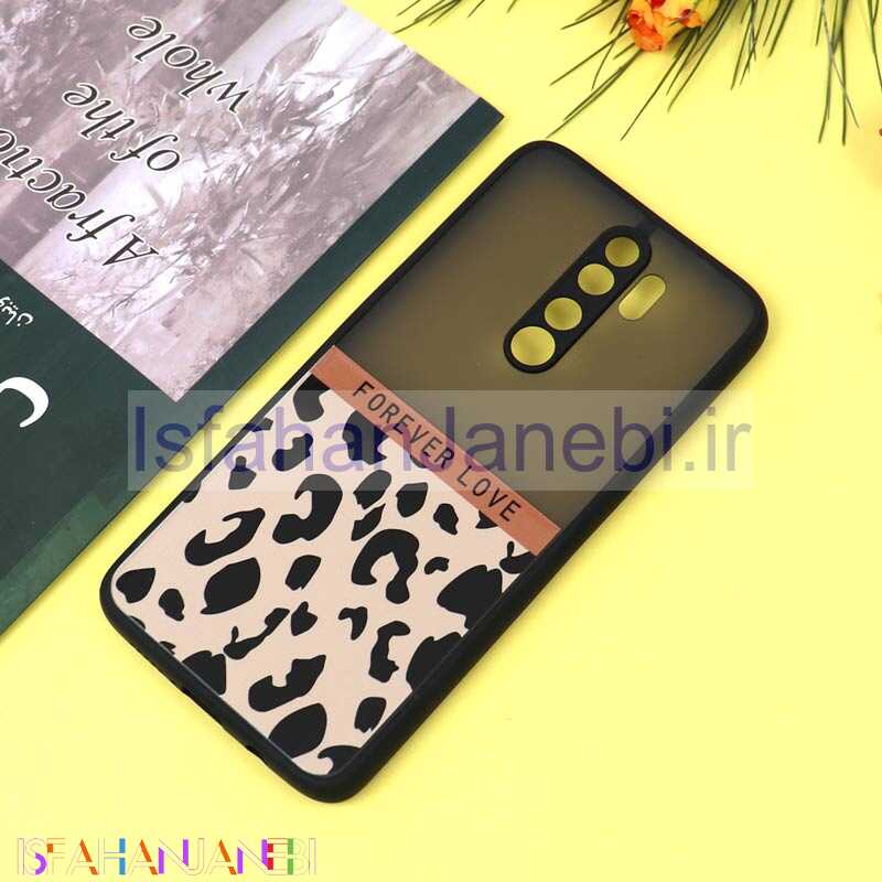 اصفهان جانبی-قاب PC مات محافظ لنزدار طرحدار پلنگی شیائومی Redmi Note 8 Pro
