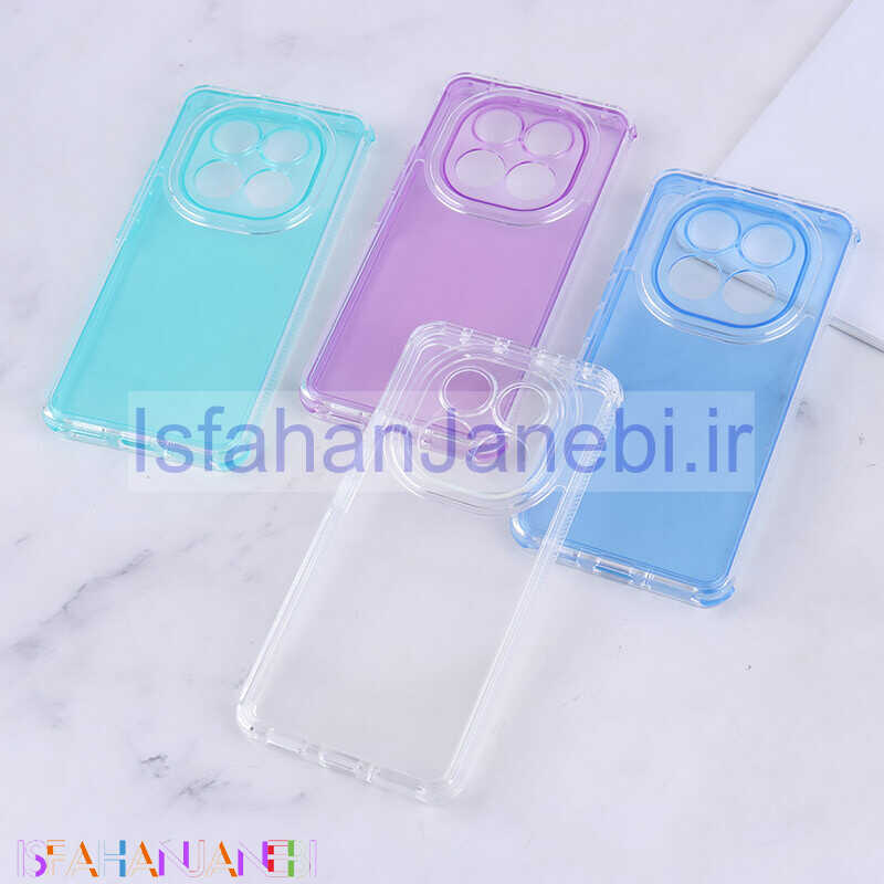 اصفهان جانبی-قاب ضد ضربه Space شیائومی Redmi Note 14 Pro 5G رنگی محافظ لنزدار