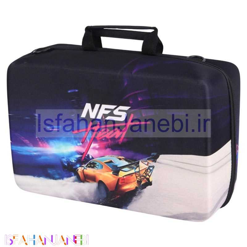 اصفهان جانبی-کیف کنسول بازی PS5 Slim طرح NFS Heat