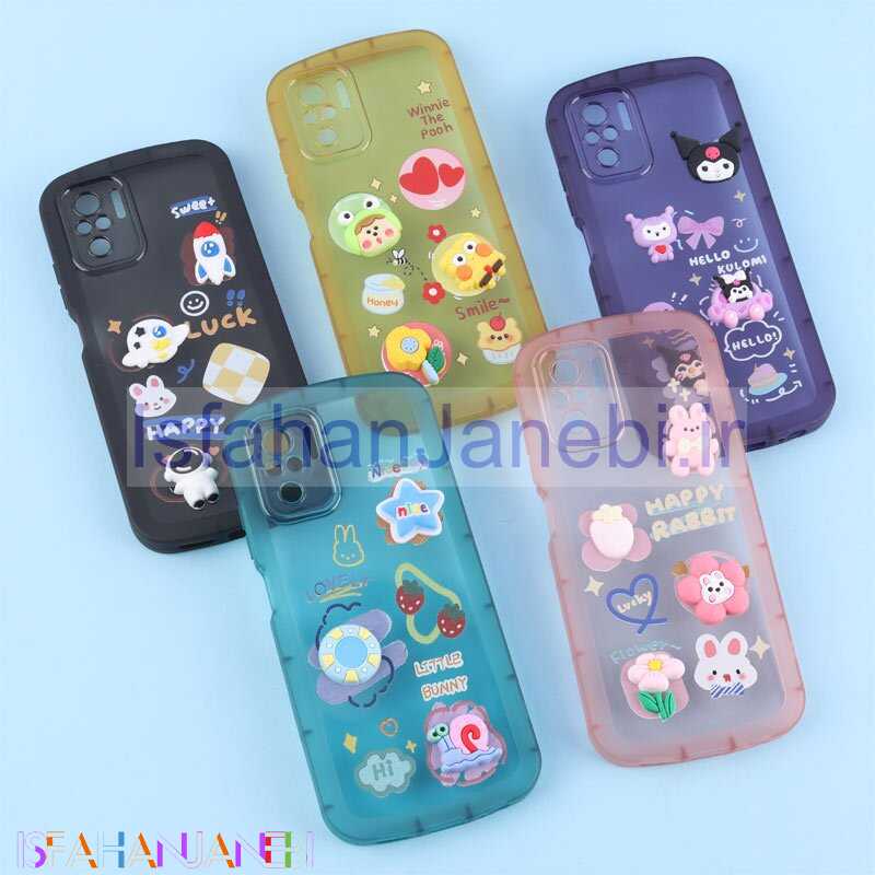 اصفهان جانبی-قاب Fashion Case شیائومی Redmi Note 10 4G / 10s عروسک برجسته محافظ لنزدار