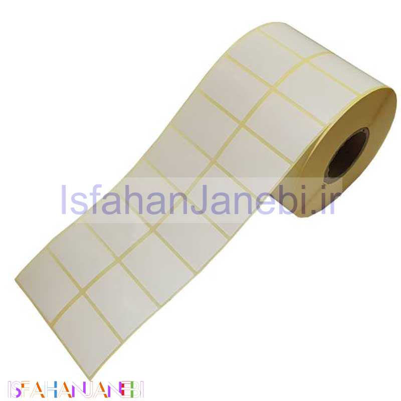 اصفهان جانبی-برچسب پرینتر لیبل زن 20*40 میلی متر 4000 عددی