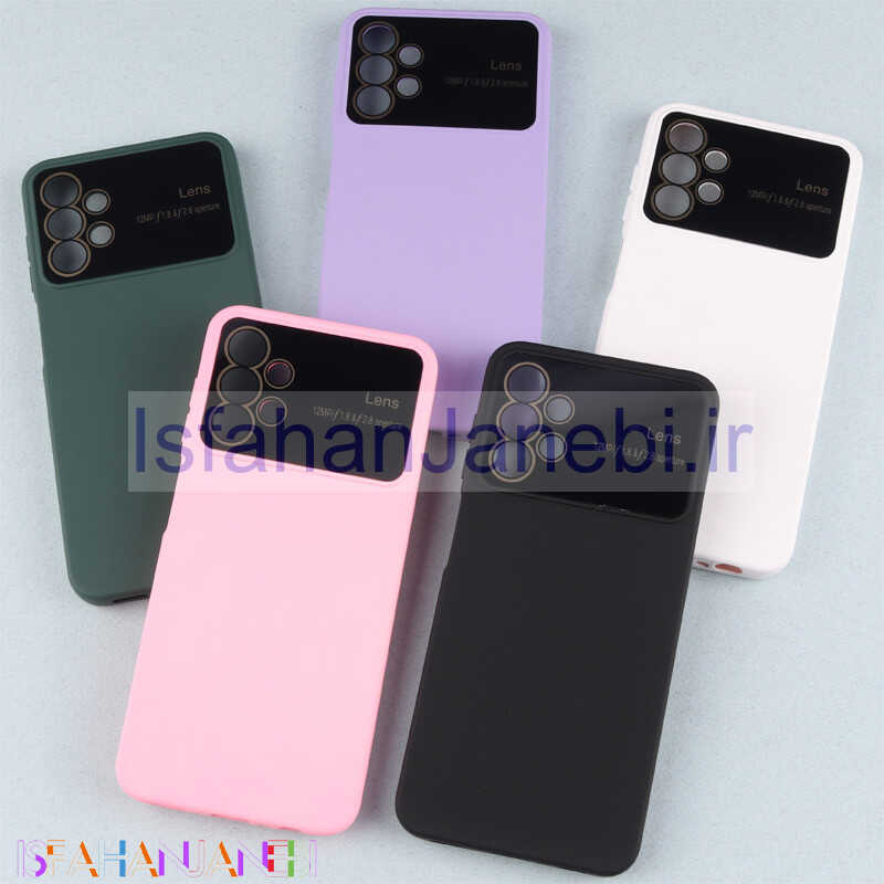 اصفهان جانبی-قاب سیلیکونی Lens Aperture محافظ لنزدار Samsung Galaxy A13 4G