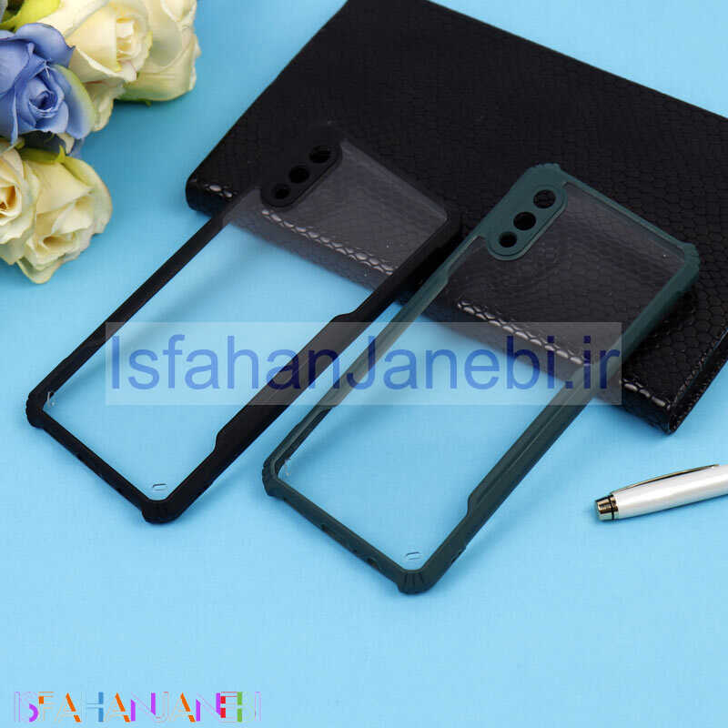 اصفهان جانبی-قاب محافظ لنزدار PC شفاف ضربه گیر Samsung A02 / M02