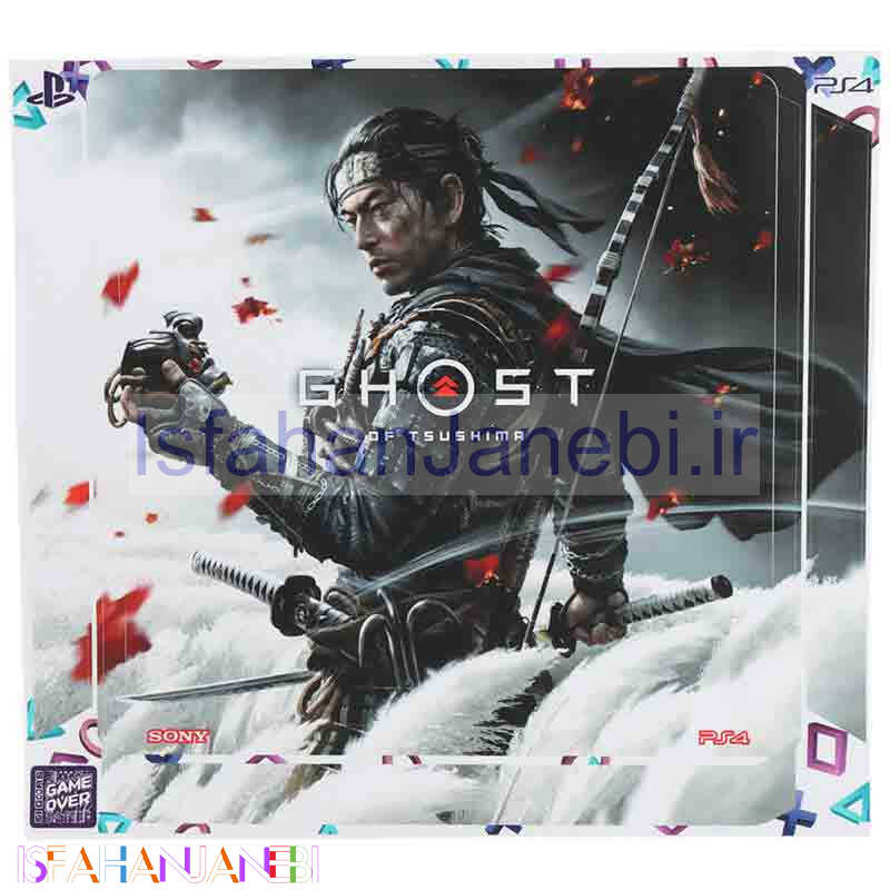 اصفهان جانبی-اسکین پلی استیشن 4 اسلیم طرح Ghost of Tsushima کد 3