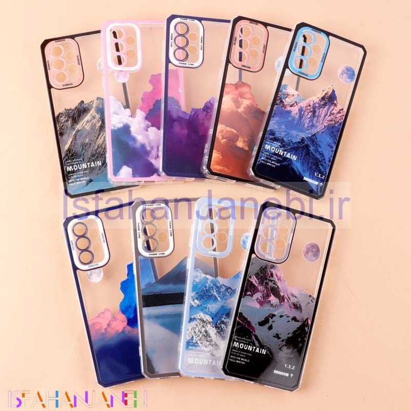اصفهان جانبی-قاب ژله ای شفاف طرح کوهستان محافظ لنزدار Samsung Galaxy A33 5G