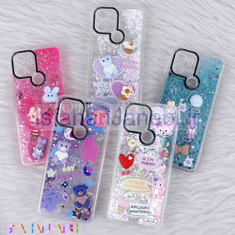 اصفهان جانبی-قاب آکواریومی Casetify شیائومی Redmi A2 Plus عروسکی برجسته محافظ لنزدار