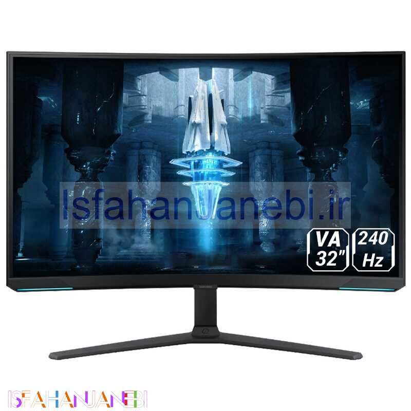اصفهان جانبی-مانیتور گیمینگ خمیده سامسونگ Odyssey Neo G8 G85NB سایز 32 اینچ