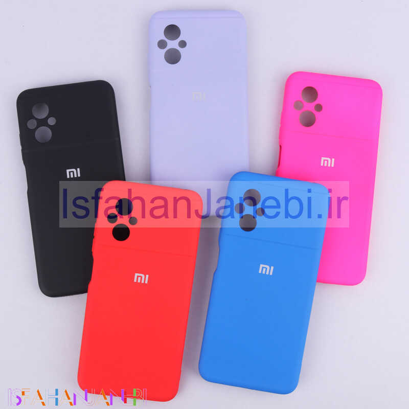 اصفهان جانبی-قاب سیلیکونی Highcopy زیربسته شیائومی Poco M5 / M5 (India) محافظ لنزدار
