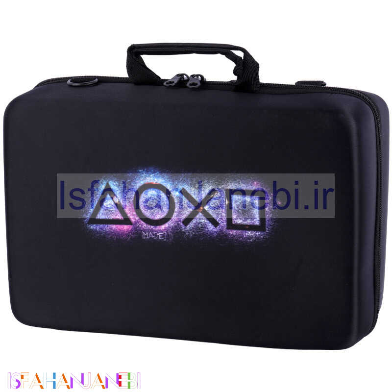 اصفهان جانبی-کیف کنسول بازی PS5 Slim طرح دکمه دسته بازی کد 4