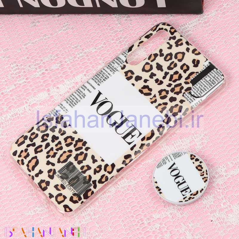 اصفهان جانبی-قاب سوپر IMD دور شفاف VOGUE پاپ سوکت دار Samsung A30s / A50s