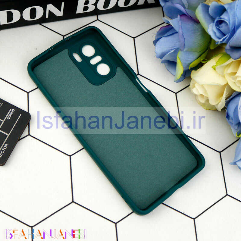 اصفهان جانبی-قاب طرح سیلیکونی داخل موکت محافظ لنزدار Xiaomi Poco F3