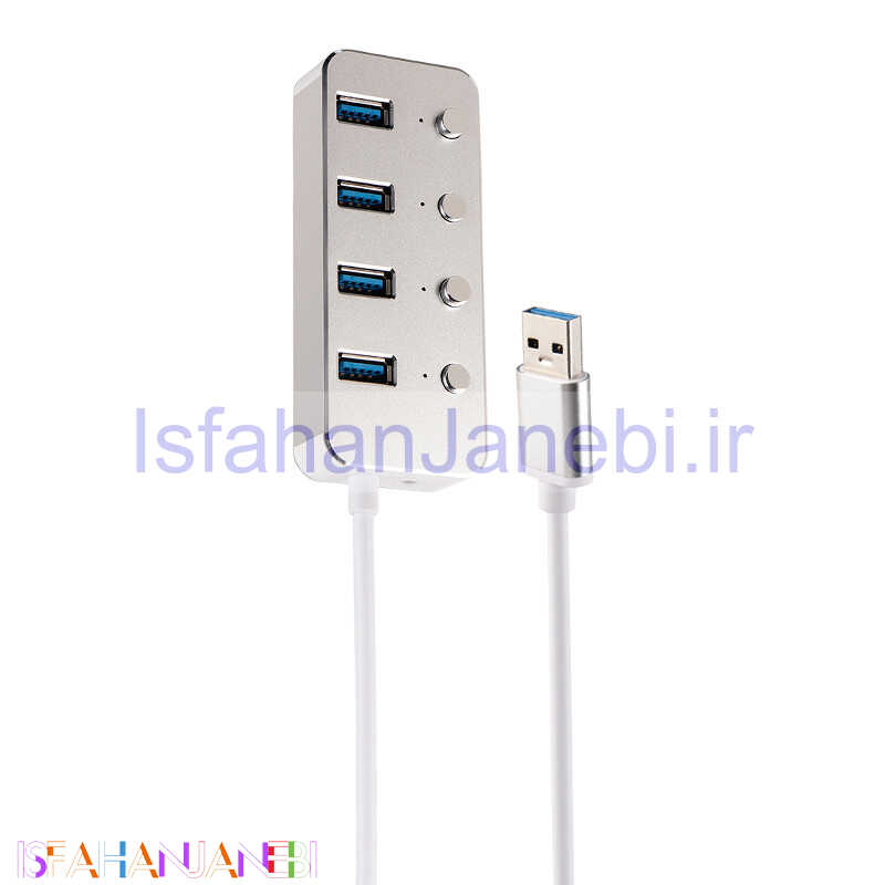اصفهان جانبی-هاب 4 پورت USB 3.0 کی نت H5 K-Huamh504