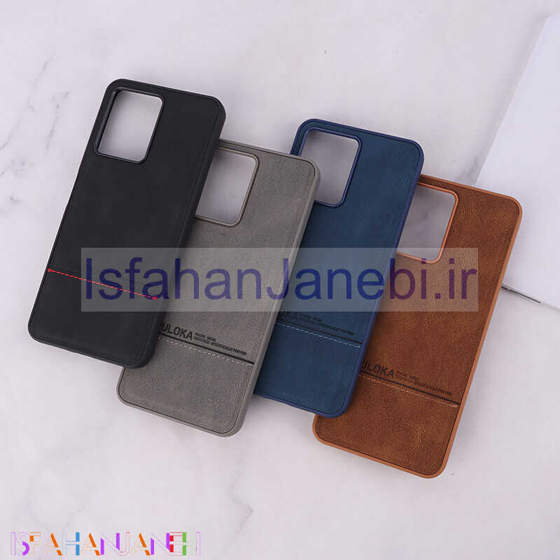اصفهان جانبی-قاب چرمی Puloka شیائومی Redmi Note 12 4G