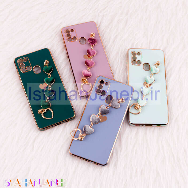 اصفهان جانبی-قاب My Case محافظ لنزدار + آویز دستی Samsung Galaxy A21s