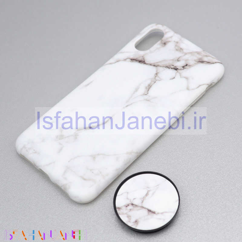 اصفهان جانبی-قاب سنگی پاپ سوکت دار کد2 آیفون iPhone X/XS
