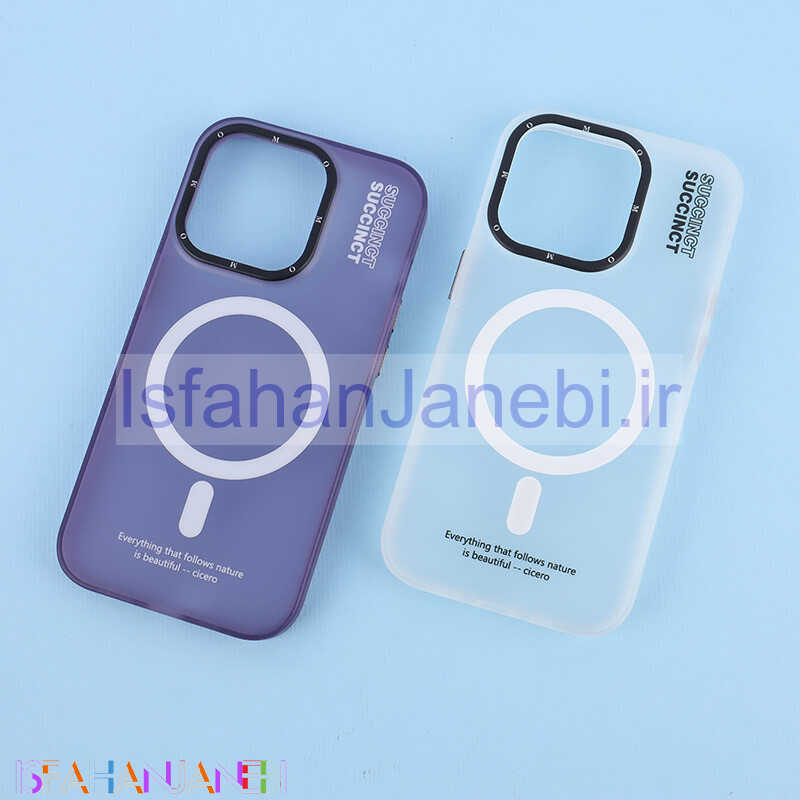اصفهان جانبی-قاب مگ سیف اصلی Succinct M.O آیفون iPhone 14 Pro پشت مات