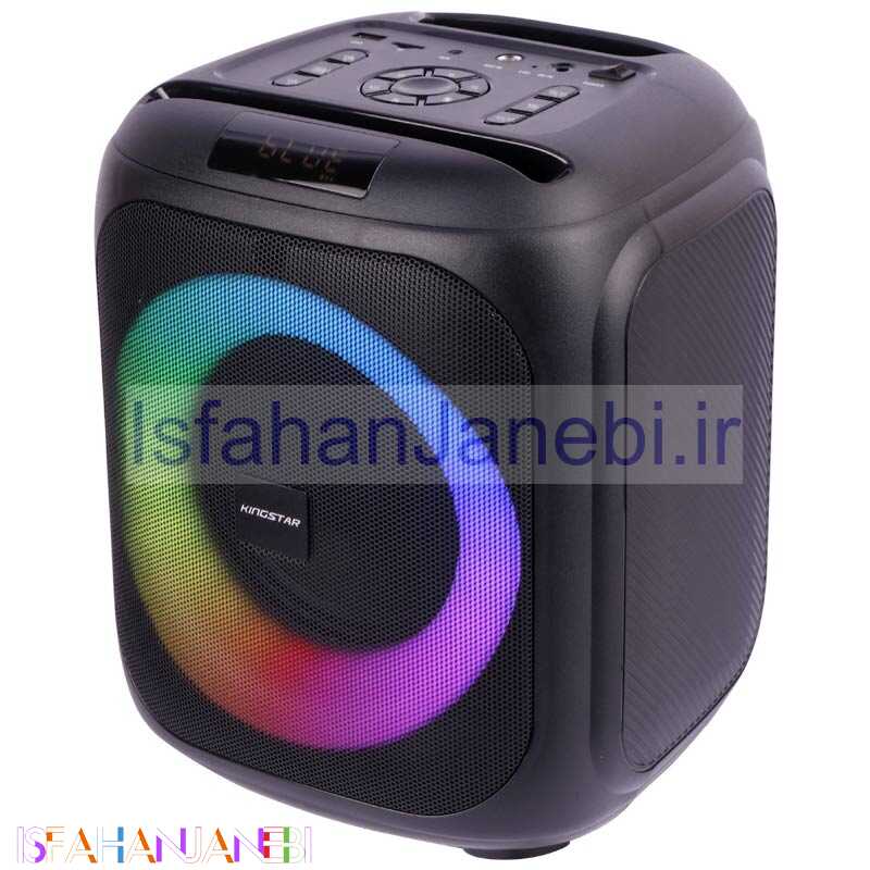 اصفهان جانبی-اسپیکر بلوتوثی رم و فلش خور Kingstar KBS485 + میکروفن و ریموت کنترل
