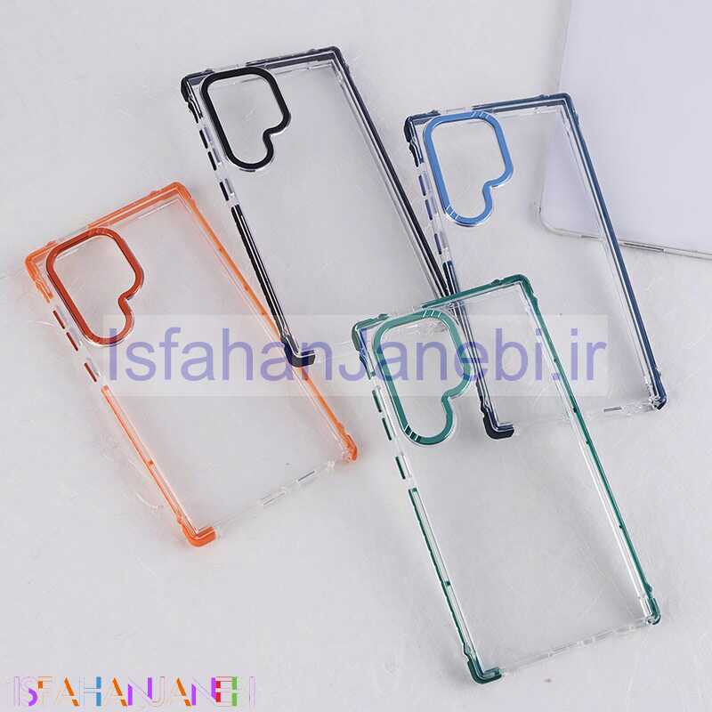 اصفهان جانبی-قاب شفاف Magic Mask سامسونگ Galaxy S24 Ultra دور رنگی