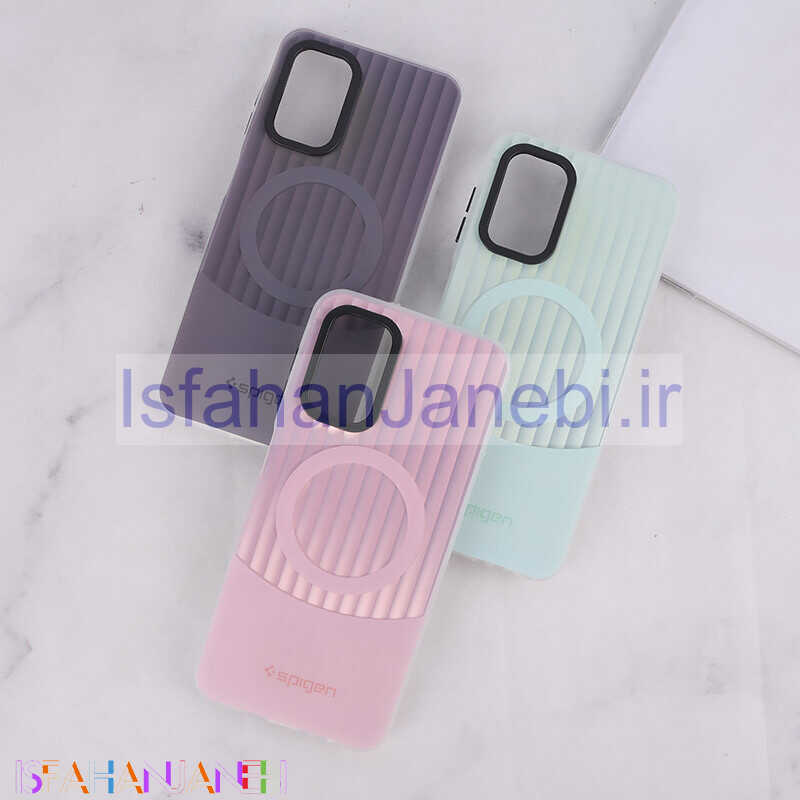 اصفهان جانبی-قاب Spigen 3D سامسونگ Galaxy A13 4G کرکره ای طرح مگ سیف